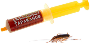 Remedies voor kakkerlakken in een spuit (gels): een overzicht van medicijnen en de nuances van hun gebruik