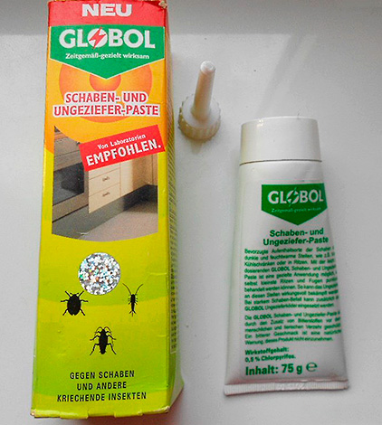 Gel lipas yang sangat berkesan Globol (Globol)