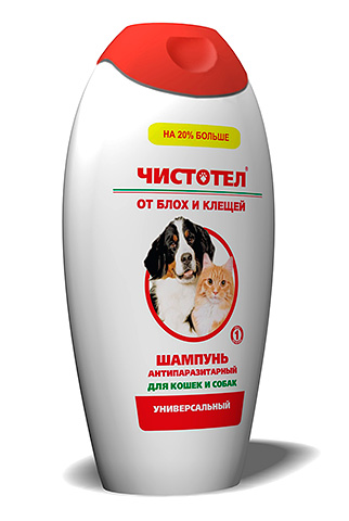 Șampon cu purici pentru animale de companie