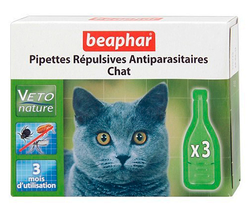 Beaphar: σταγόνες ψύλλων για γάτες