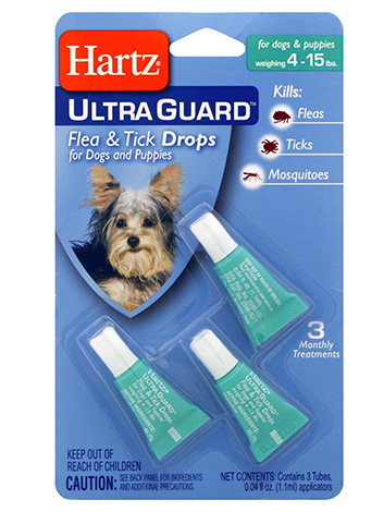 ยาหยอดหมัดสำหรับสุนัข Hartz Ultra Guard
