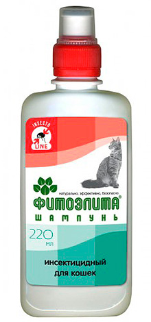 Syampu kutu Phytoelita untuk kucing