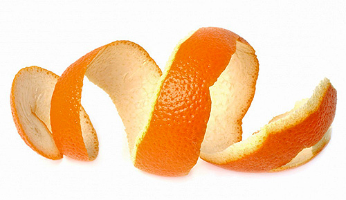 Färska apelsinskal är också effektiva som malmedel.
