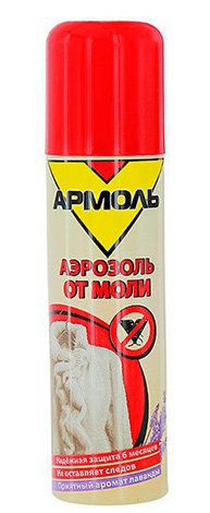 Aerosol från moth Armol