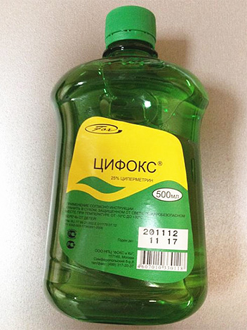 Tsifox in een flesje met een inhoud van 500 ml.