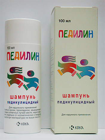 Şampuan Pedilin bitleri öldürmek için başarıyla kullanılır