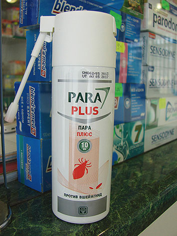We maken kennis met de eigenschappen van de spray tegen luizen en neten Para Plus