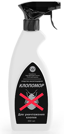 침대 벌레의 Klopomor도 강한 냄새가 나는 범주에 속한다는 것을 의미합니다.