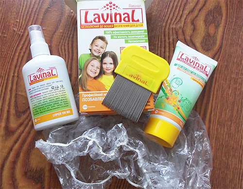 Lavinal lice 스프레이에는 천연 성분이 포함되어 있습니다.