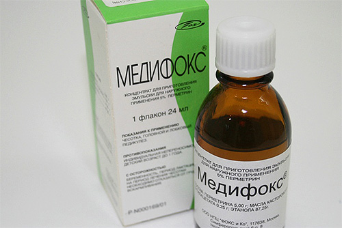 Șamponul Medifox este un alt remediu foarte popular pentru păduchi.