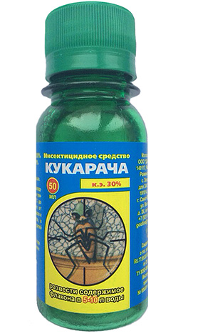 Příklad: Cucaracha Insecticide Concentrate