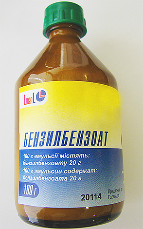 Benzyl benzoate sering digunakan untuk menghilangkan kutu