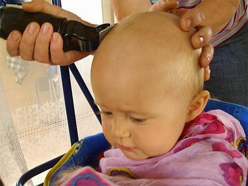 Saçtaki parazitler için etkili bir tedavi, kafayı tıraş etmek olabilir.