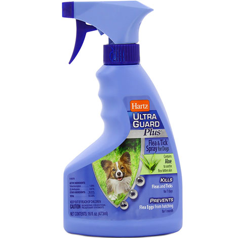 Gli spray per pulci Hartz sono abbastanza efficaci ma devono essere usati con estrema cautela quando si trattano gattini e cuccioli.
