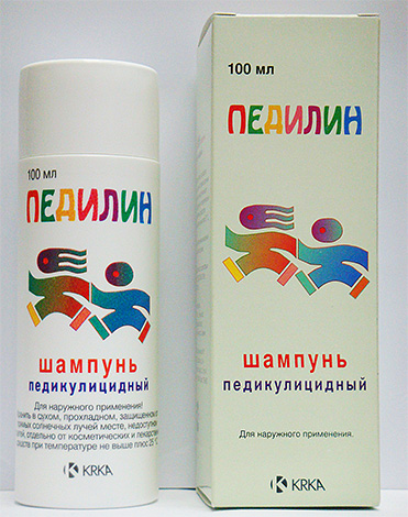 Pediculicidní šampon Pedilin obsahuje dva insekticidy různé chemické povahy najednou