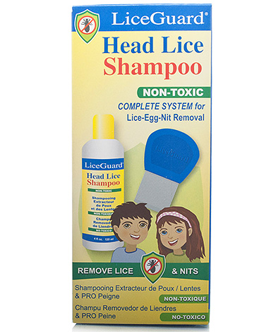 LiceGuard Şampuan hem insanlar hem de bitler için düşük toksisiteye sahiptir.