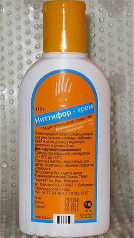 Luizencrème Nittifor wordt gebruikt bij kinderen vanaf 5 jaar