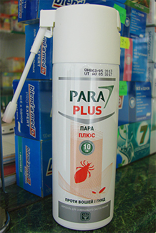 الهباء الجوي Para Plus (Para Plus) قادر على تدمير بيض القمل والقمل
