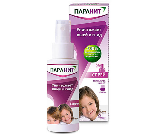 Το Spray Paranit είναι μια καλή θεραπεία για τις ενήλικες ψείρες, αλλά δεν έχει σχεδόν καμία επίδραση στις κόνιδες.