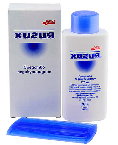 Lo shampoo Hygia è efficace sia per i pidocchi che per le lendini