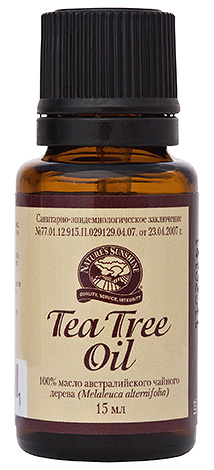 Tea tree olie kan ook aan je favoriete shampoo worden toegevoegd.