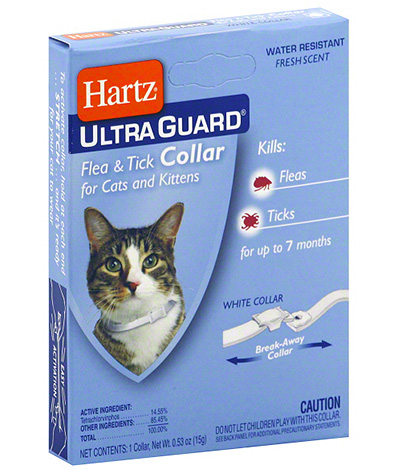 Hartz vlooien- en tekenhalsband voor katten