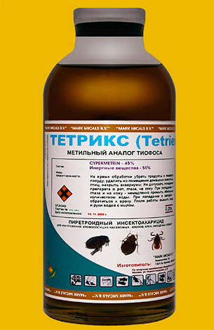 Medel för professionell skadedjursbekämpning Tetrix (Tetriex)