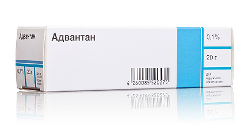 Advantan, lokal bir alerjik reaksiyonu ortadan kaldırmak için kullanılır.