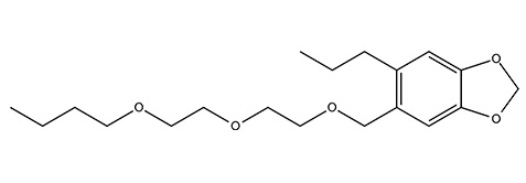 Piperonylbutoxide - zorgt voor een synergetisch effect in combinatie met pyrethroïden.