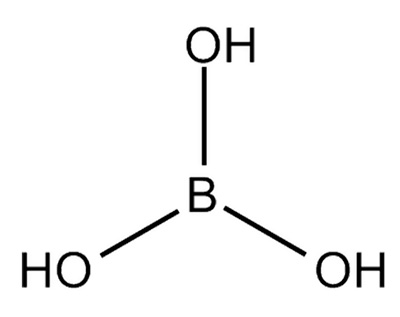 Công thức hóa học của axit boric