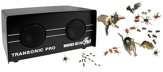مبيد الحشرات بالموجات فوق الصوتية Bird-X Transonic Pro