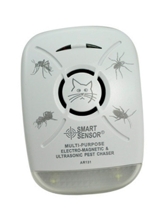 Dan inilah repeller SmartSensor, diletakkan sebagai universal daripada pelbagai jenis spesies serangga.