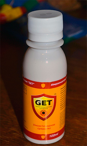 Det mikroinkapslade preparatet Gete är mycket effektivt för att förstöra kackerlackor och är praktiskt taget luktfritt.