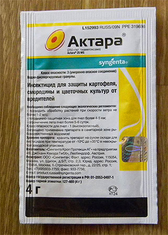 ยาฆ่าแมลง Aktara มักจะทำงานได้ดีกับแมลงศัตรูพืชในแปลงสวน