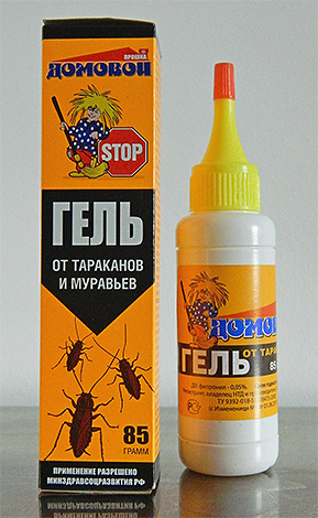 Gel racun serangga berfungsi seperti umpan beracun dan membunuh serangga selepas ia dimakan.