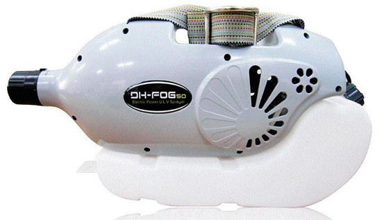 DH-FOG 50, haşere kontrol hizmetleri tarafından sıklıkla kullanılan kompakt bir soğuk sisleme makinesidir.