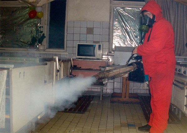 Một quy trình như vậy để xử lý một căn hộ bằng cách sử dụng máy tạo sương mù nóng sẽ tốn vài nghìn rúp.