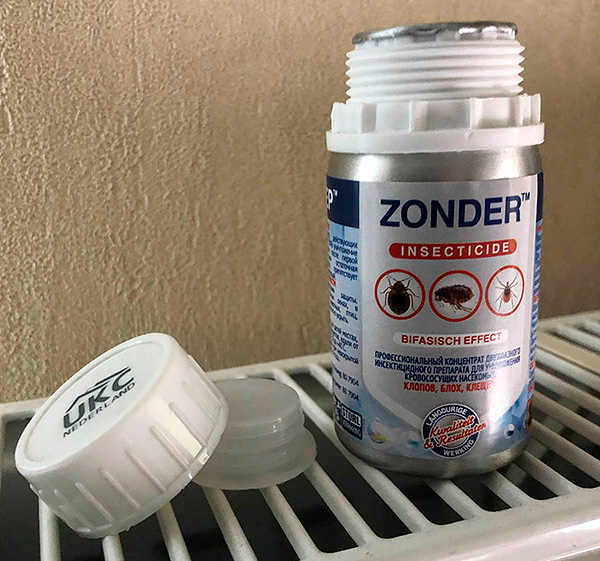 حتى إذا تم استخدام دواء فعال إلى حد ما ، على سبيل المثال ، Zonder ، في الحالات المتقدمة ، فمن المستحسن إعادة معالجة الشقة بعد أسبوعين من الأول.