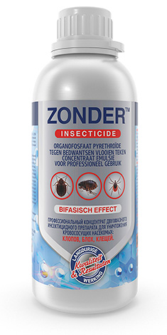 Zonder를 포함한 살충제로 작업할 때는 약간의 주의가 필요합니다.