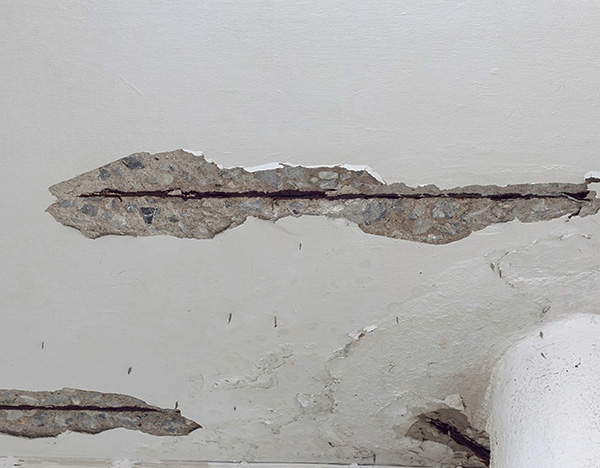 Keretakan di siling, dinding atau lantai juga boleh menjadi cara untuk perosak memasuki apartmen.