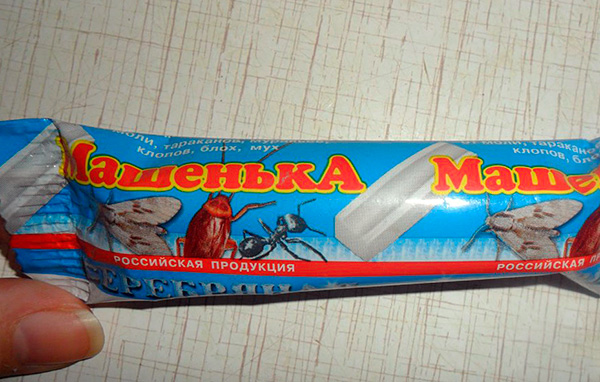 올바르게 사용하면 Mashenka 살충 연필은 인간에게 완전히 안전한 치료법입니다.