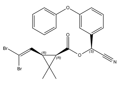 Deltamethrin - chemický vzorec